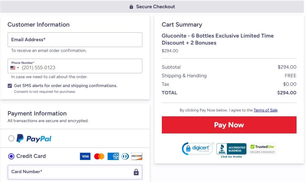 Gluconite discount